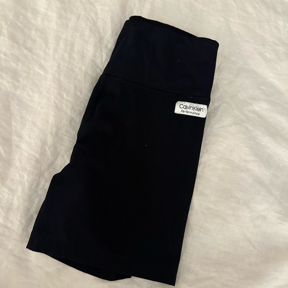 Calvin Klein Black Biker Shorts
